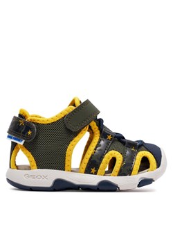 Sandały Geox B Sandal Multy Boy B450FB 014CE C0629 M Khaki ze sklepu eobuwie.pl w kategorii Sandały dziecięce - zdjęcie 181337852