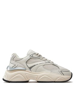 Sneakersy KARL LAGERFELD KL65624 Beżowy ze sklepu eobuwie.pl w kategorii Buty sportowe damskie - zdjęcie 181338470