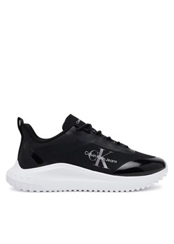 Sneakersy Calvin Klein Jeans Eva Runner Low Lace Mix Ml Wn YW0YW01442 Czarny ze sklepu eobuwie.pl w kategorii Buty sportowe damskie - zdjęcie 181338560