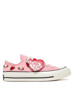 Trampki Converse Chuck 70 Roses A13649C Różowy ze sklepu eobuwie.pl w kategorii Trampki damskie - zdjęcie 181338680