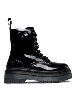 Trapery Lumberjack ELYSE SWC1501-003-S04 Czarny ze sklepu eobuwie.pl w kategorii Workery damskie - zdjęcie 181339123