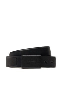 Pasek Męski Calvin Klein Line Quilt 35Mm K50K511953 Czarny ze sklepu eobuwie.pl w kategorii Paski męskie - zdjęcie 181805090