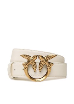 Pasek Damski Pinko Love Berry H3 Belt PE 23 PLT01 100125 A0F1 Biały ze sklepu eobuwie.pl w kategorii Paski damskie - zdjęcie 181805290