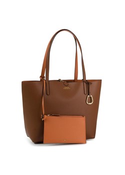 Torebka Lauren Ralph Lauren Rvrsble Tote 431795329002 Pomarańczowy ze sklepu eobuwie.pl w kategorii Torby Shopper bag - zdjęcie 181805292