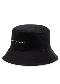 Kapelusz Tommy Jeans Tjm Linear Logo Bucket Hat AM0AM12895 Czarny ze sklepu eobuwie.pl w kategorii Kapelusze męskie - zdjęcie 181805383