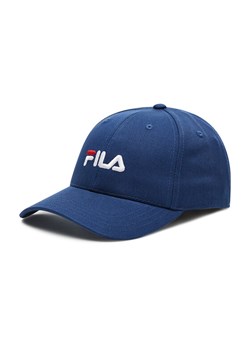 Czapka z daszkiem Fila Brasov 6 Panel Cap With Linear Logo Strap Back FCU0019 Granatowy ze sklepu eobuwie.pl w kategorii Czapki z daszkiem damskie - zdjęcie 181805871