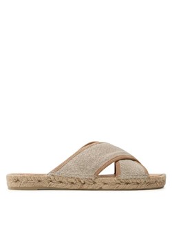Espadryle Castañer Palmera V/012 023010-2010 Beżowy ze sklepu eobuwie.pl w kategorii Klapki damskie - zdjęcie 181806164