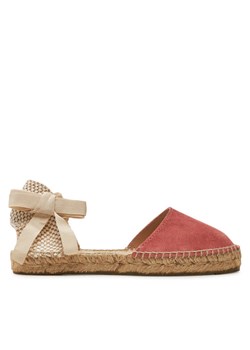 Espadryle Manebi Hamptons Flat Valenciana Espadrilles R 7.0 P0 Bordowy ze sklepu eobuwie.pl w kategorii Espadryle damskie - zdjęcie 181806190