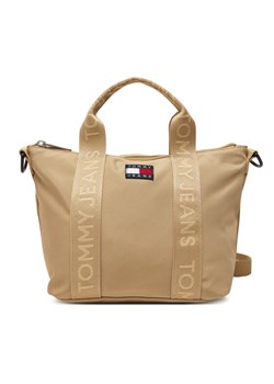 Torebka Tommy Jeans Tjw Ess Daily Mini Tote AW0AW17288 Beżowy ze sklepu eobuwie.pl w kategorii Torby Shopper bag - zdjęcie 181806323