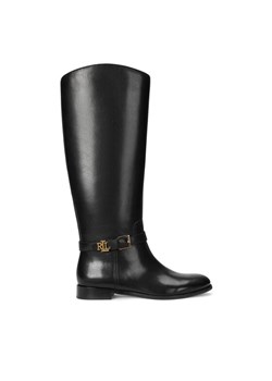Oficerki LAUREN RALPH LAUREN 802937804001 Czarny ze sklepu eobuwie.pl w kategorii Kozaki damskie - zdjęcie 181806470
