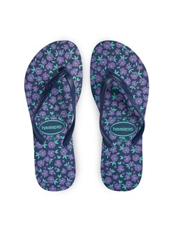 Japonki Havaianas 41445119071 Granatowy ze sklepu eobuwie.pl w kategorii Klapki damskie - zdjęcie 181806534