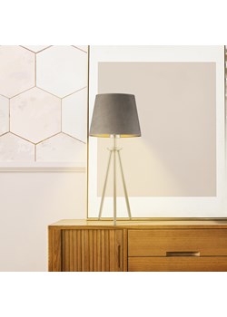 Nowoczesna lampka na komodę BERGEN VELUR ze sklepu Lysne w kategorii Lampy stołowe - zdjęcie 181814271