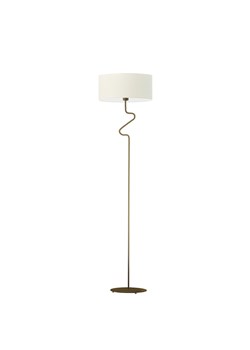 Klasyczna lampa stojąca z abażurem ecru MORONI ze sklepu Lysne w kategorii Lampy podłogowe - zdjęcie 181814414