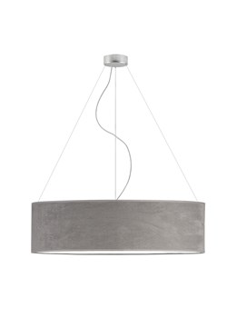 Designerski żyrandol do jadalni PORTO VELUR fi - 80 cm - kolor szary ze sklepu Lysne w kategorii Lampy wiszące - zdjęcie 181814574