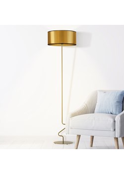 Czarno-złota lampa podłogowa glamour JERSEY MIRROR ze sklepu Lysne w kategorii Lampy podłogowe - zdjęcie 181814610