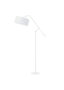 Biała lampa stojąca w stylu glamour LIBERIA ze sklepu Lysne w kategorii Lampy podłogowe - zdjęcie 181815320