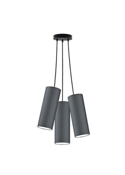 Lampa wisząca z 3 kloszami w kolorze grafitu VIZELA T3 ze sklepu Lysne w kategorii Lampy wiszące - zdjęcie 181815664
