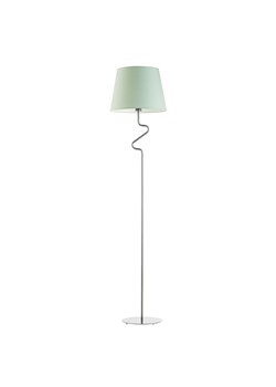 Srebrna lampa podłogowa dla dzieci z miętowym abażurem FOGO ze sklepu Lysne w kategorii Lampy dziecięce - zdjęcie 181816132