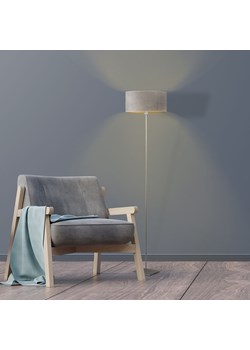 Srebrna lampa stojąca w stylu skandynawskim MEKSYK VELUR ze sklepu Lysne w kategorii Lampy podłogowe - zdjęcie 181816431