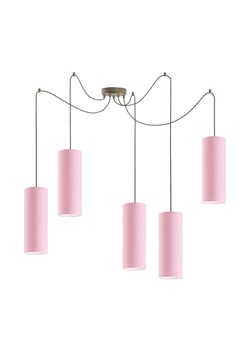 Lampa wisząca pająk z różowymi kloszami VIZELA T5 ze sklepu Lysne w kategorii Lampy wiszące - zdjęcie 181816760