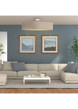 Żyrandol GRENADA ECO fi - 80 cm ECO - kolor dąb bielony ze sklepu Lysne w kategorii Lampy sufitowe - zdjęcie 181817111