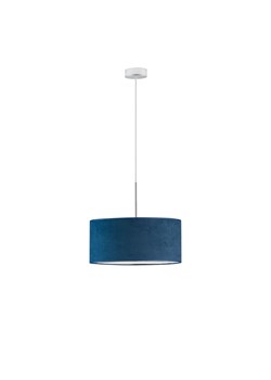 Nowoczesny żyrandol nad stół SINTRA VELUR fi - 40 cm - kolor granatowy ze sklepu Lysne w kategorii Lampy wiszące - zdjęcie 181817160
