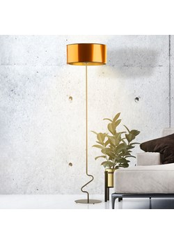 Industrialna lampa stojąca z miedzianymi elementami JERSEY MIRROR ze sklepu Lysne w kategorii Lampy podłogowe - zdjęcie 181817750