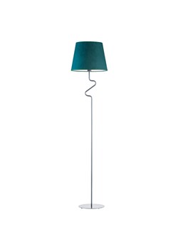 Srebrna lampa stojąca o ciekawej formie fali FOGO VELUR ze sklepu Lysne w kategorii Lampy podłogowe - zdjęcie 181817891