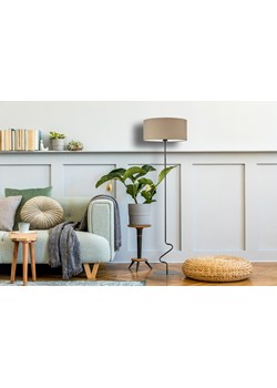 Skandynawska lampa podłogowa do biura JERSEY z cylindrycznym kloszem ze sklepu Lysne w kategorii Lampy podłogowe - zdjęcie 181818250