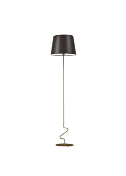Brązowa lampa stojąca do salonu SURAT ze sklepu Lysne w kategorii Lampy podłogowe - zdjęcie 181818414