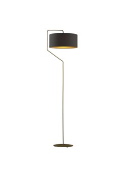 Czarna lampa podłogowa glamour TESALLIA GOLD ze sklepu Lysne w kategorii Lampy podłogowe - zdjęcie 181818781