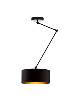 Czarna lampa sufitowa z regulacją wysokości NEWA GOLD ze sklepu Lysne w kategorii Lampy sufitowe - zdjęcie 181819054