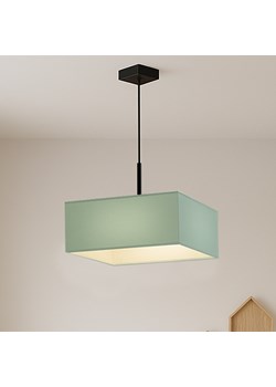 Miętowa lampa wisząca do salonu LED BOGOTA - kolor miętowy ze sklepu Lysne w kategorii Lampy wiszące - zdjęcie 181819472