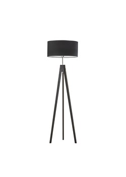 Czarna lampa podłogowa typu tripod do salonu HAITI VELUR ze sklepu Lysne w kategorii Lampy podłogowe - zdjęcie 181820554