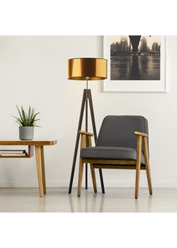 Lampa stojąca drewniana do salonu HAITI MIRROR ze sklepu Lysne w kategorii Lampy podłogowe - zdjęcie 181820644