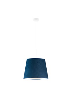 Pojedyncza lampa wisząca nad stół SARI VELUR - kolor granatowy ze sklepu Lysne w kategorii Lampy wiszące - zdjęcie 181820804