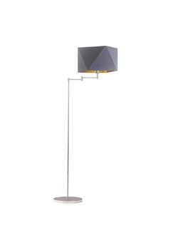 Skandynawska lampa podłogowa do czytania SANTIAGO GOLD ze sklepu Lysne w kategorii Lampy podłogowe - zdjęcie 181820880