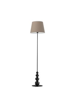 Czarna lampa stojąca z beżowym abażurem LIZBONA ze sklepu Lysne w kategorii Lampy podłogowe - zdjęcie 181821124
