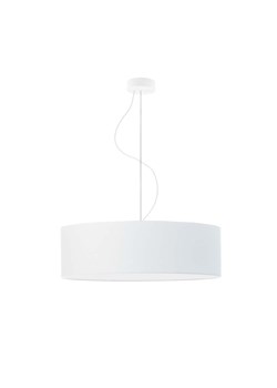 Biała lampa wisząca do salonu HAJFA fi - 60 cm - kolor biały ze sklepu Lysne w kategorii Lampy wiszące - zdjęcie 181821213