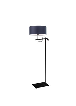 Czarna lampa podłogowa z abażurem KAMERUN ze sklepu Lysne w kategorii Lampy podłogowe - zdjęcie 181821480