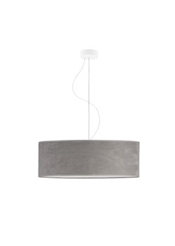 Lampa z regulacją wysokości HAJFA VELUR fi - 60 cm kolor szary ze sklepu Lysne w kategorii Lampy wiszące - zdjęcie 181821751