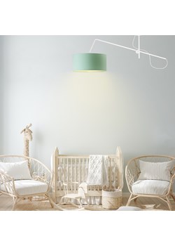 Biało-miętowa lampa wisząca z ruchomym ramieniem do pokoju dziecka RIO ze sklepu Lysne w kategorii Lampy dziecięce - zdjęcie 181821913