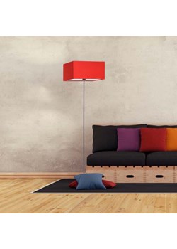 Czarno-czerwona lampa stojąca do salonu PRAGA o minimalistycznym designie - id: 9546 - marki Ciekot Partners Sp. Z O. O. - 181822032 Czarno-czerwona lampa stojąca do salonu PRAGA o minimalistycznym designie ze sklepu Lysne w kategorii Lampy podłogowe - zdjęcie 181822032