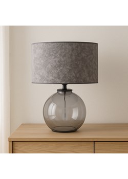 Szklana lampka nocna do sypialni LUTON ze sklepu Lysne w kategorii Lampy stołowe - zdjęcie 181822421