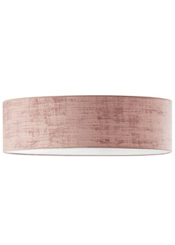 Welurowa lampa sufitowa w kolorze pudrowego różu MEDINA VELUR fi - 80 cm ze sklepu Lysne w kategorii Lampy sufitowe - zdjęcie 181822661