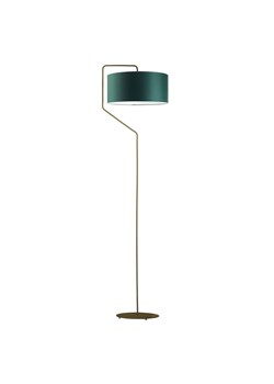 Elegancka lampa podłogowa do salonu TESALLIA z abażurem w kolorze zieleni butelkowej ze sklepu Lysne w kategorii Lampy podłogowe - zdjęcie 181823464