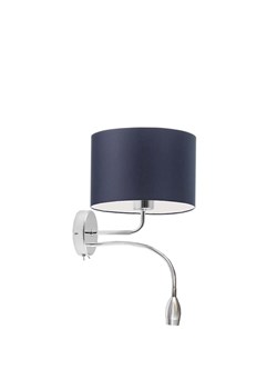 Chromowany kinkiet z panelem LED CAPRI ze sklepu Lysne w kategorii Lampy ścienne - zdjęcie 181823734