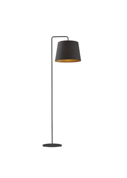 Czarna lampa podłogowa glamour RIJAD GOLD ze sklepu Lysne w kategorii Lampy podłogowe - zdjęcie 181823882