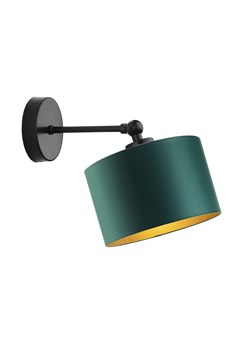 Czarna lampa ścienna na wysięgniku ruchomym TETE GOLD ze sklepu Lysne w kategorii Lampy ścienne - zdjęcie 181824572