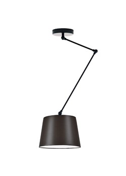Regulowany żyrandol z brązowym abażurem JUMA ze sklepu Lysne w kategorii Lampy wiszące - zdjęcie 181824691